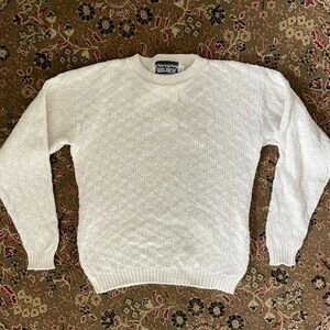 Vintage cable knit sweater